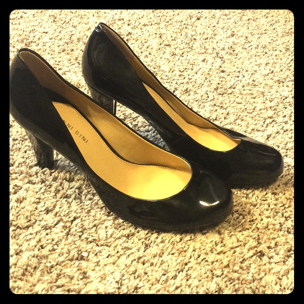 Black high heels